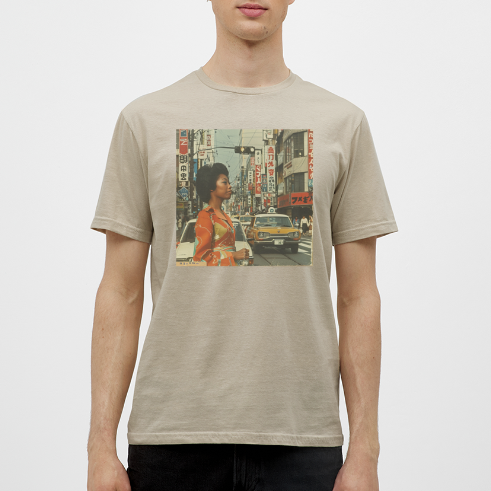 Yumi Sakamoto, T-shirt herr - sandbeige