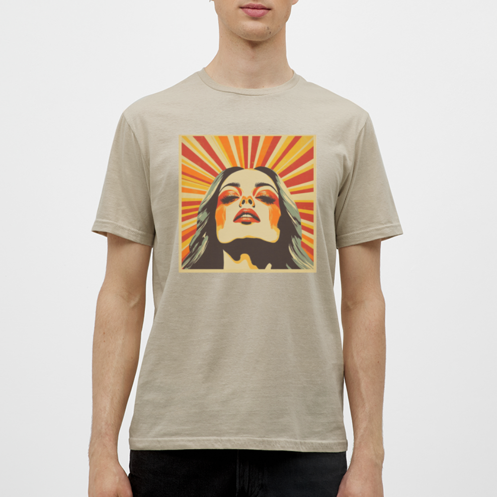 Dagens Första Strålar, T-shirt herr - sandbeige