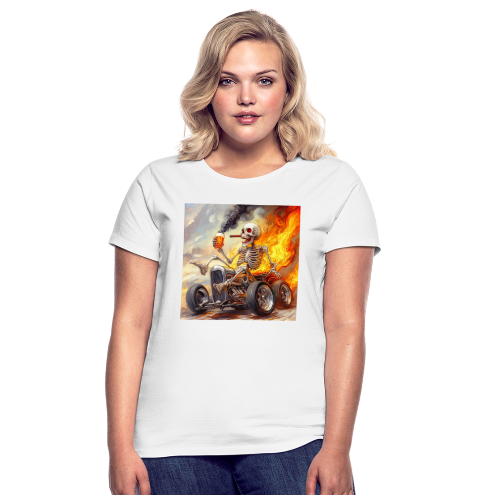 Knekta Krash, T-shirt dam - vit