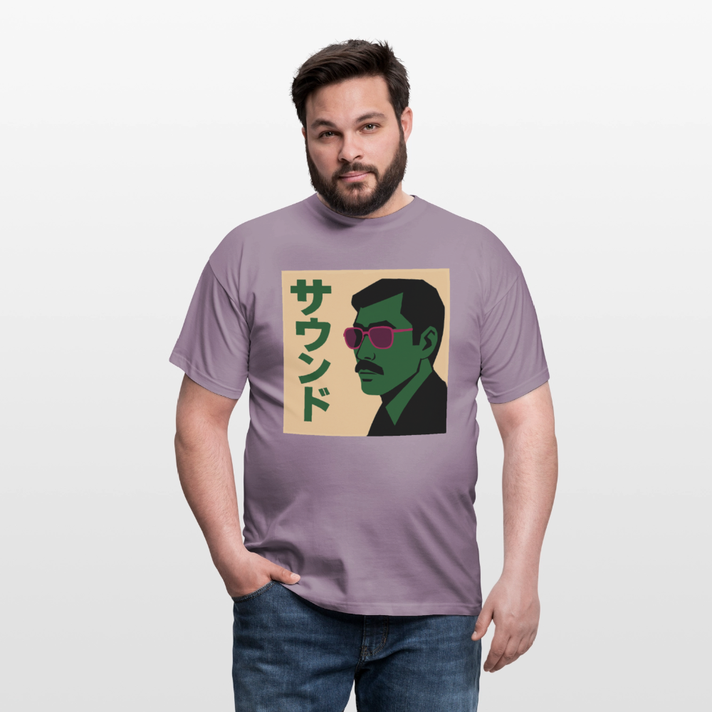 Nippon Sound, T-shirt unisex - lilagrå