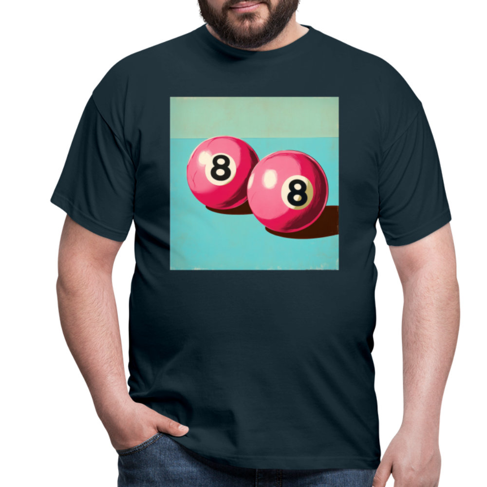Rosa Rivaler, T-shirt herr - marinblå