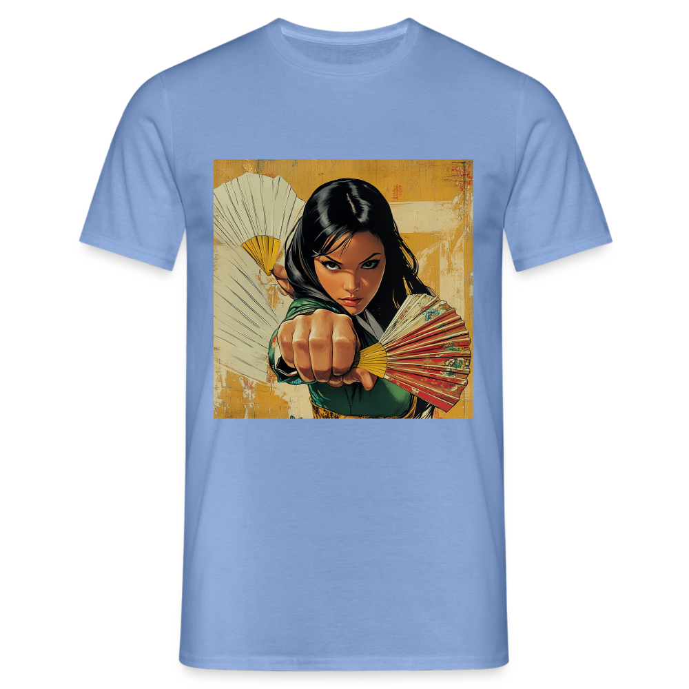 Blå Lotus, T-shirt herr - carolina blue
