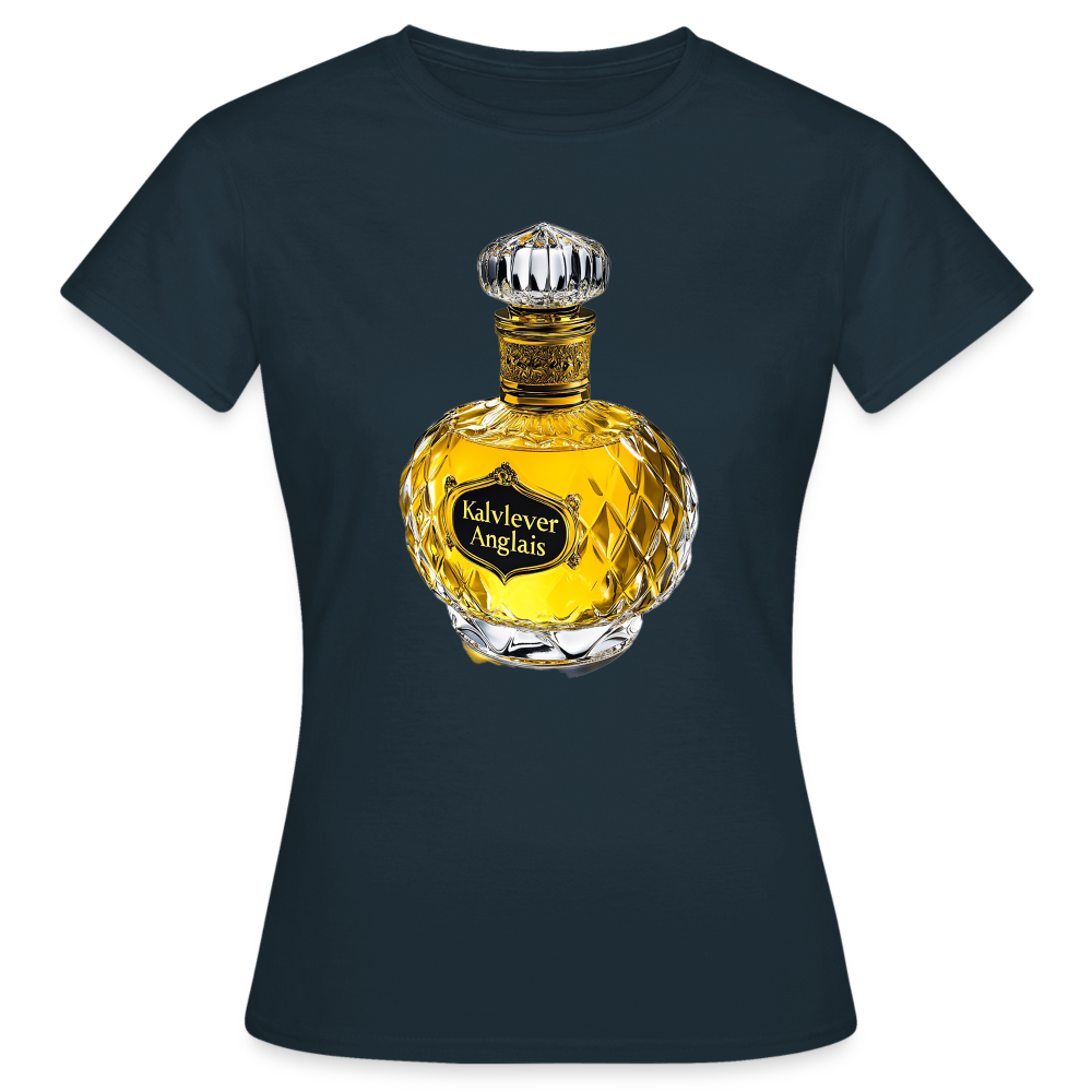 Eau de Perfume, T-shirt dam - marinblå