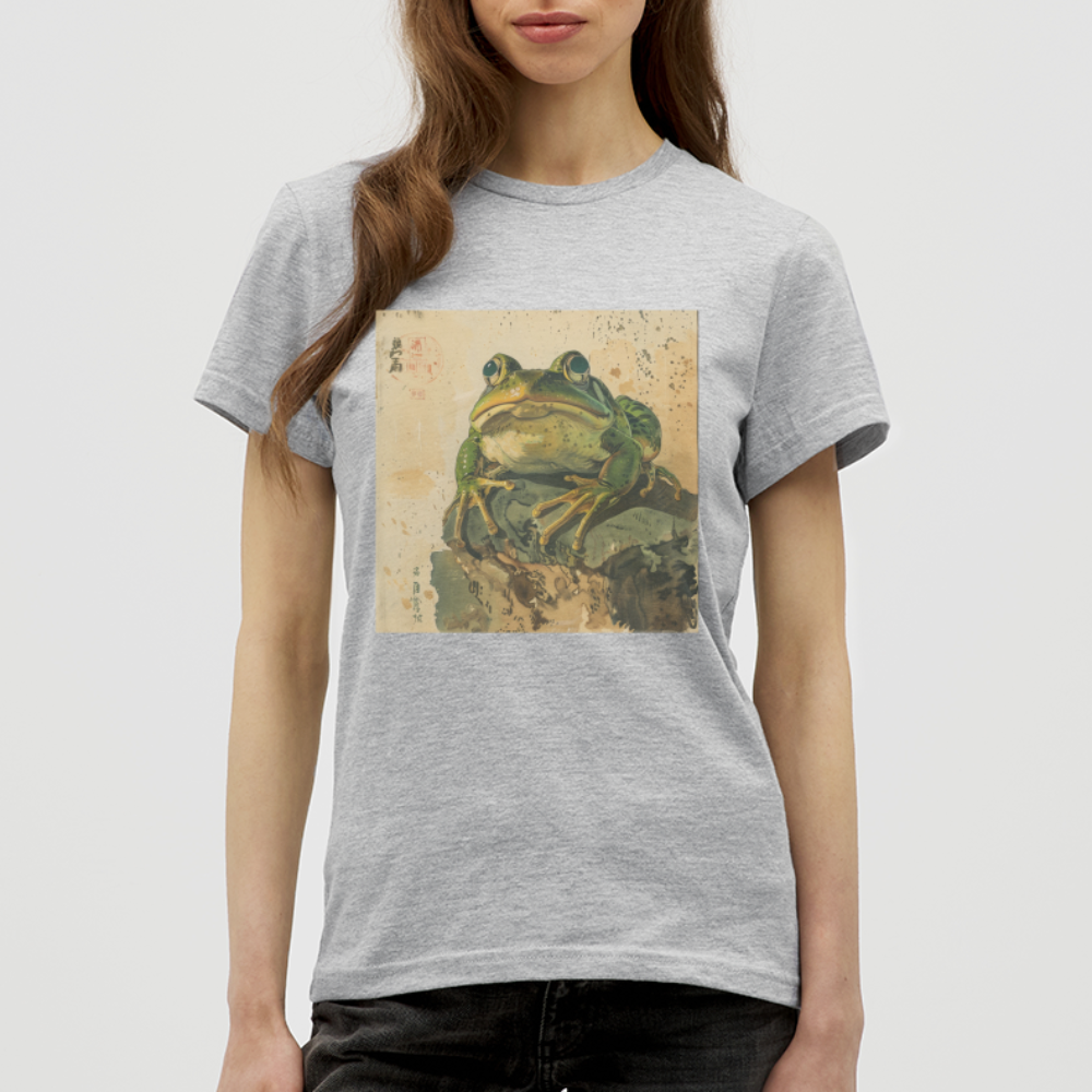 Grodan i Skymningen, T-shirt dam - gråmelerad