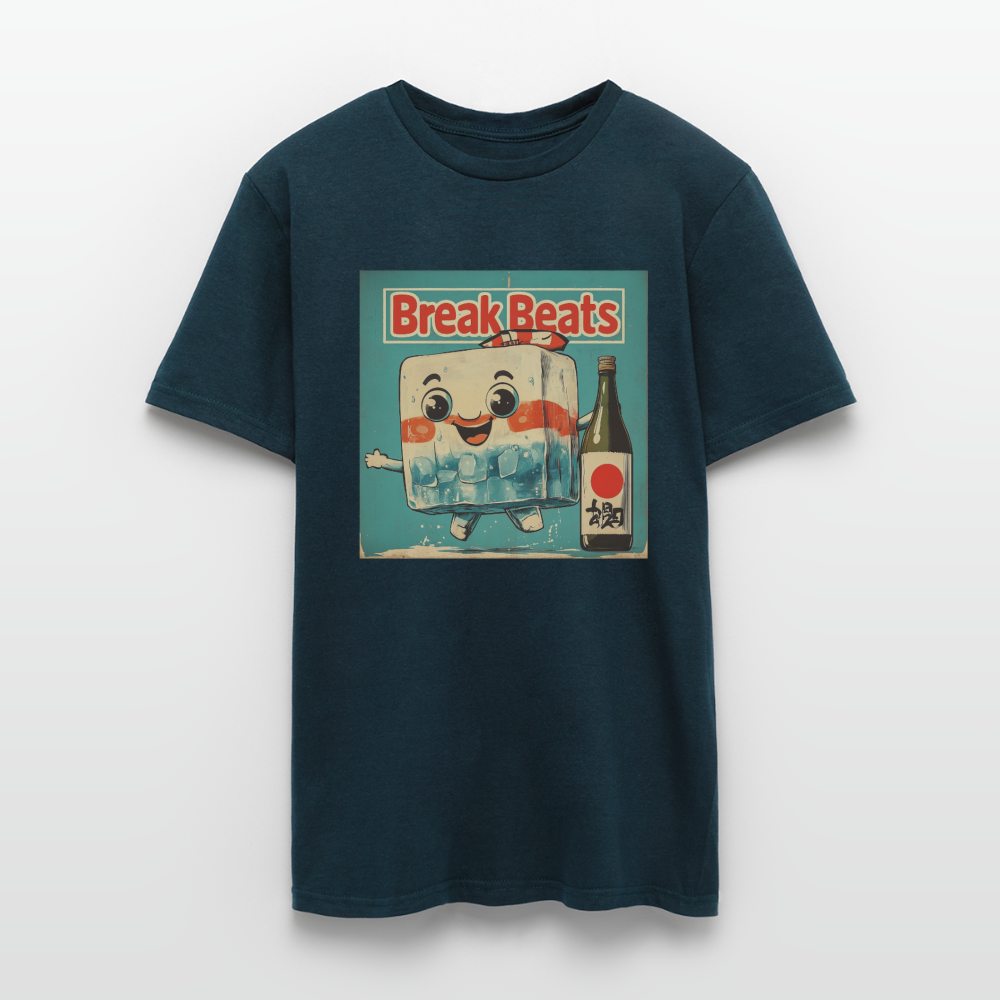 Nippon Break Beats, T-shirt herr - marinblå
