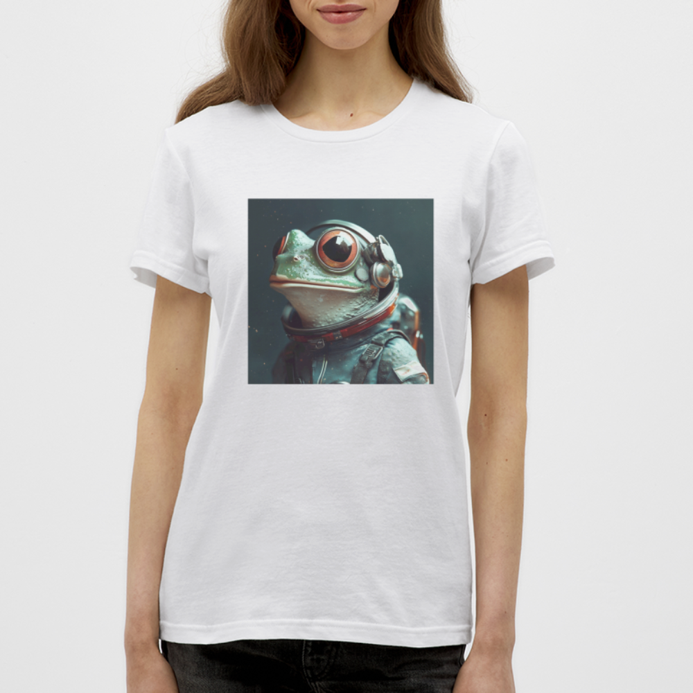 AstroFrog Amazonas, T-shirt dam - vit
