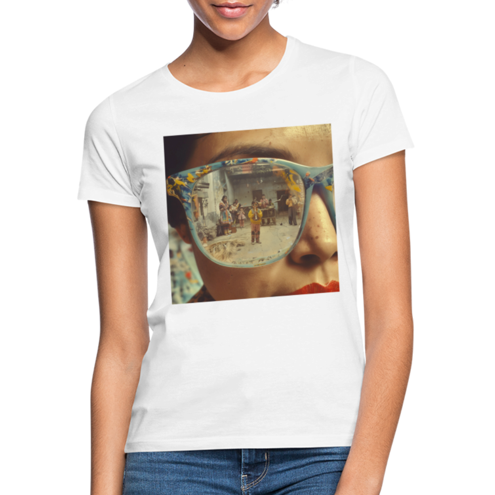 Reflektioner av Anderna, T-shirt dam - vit
