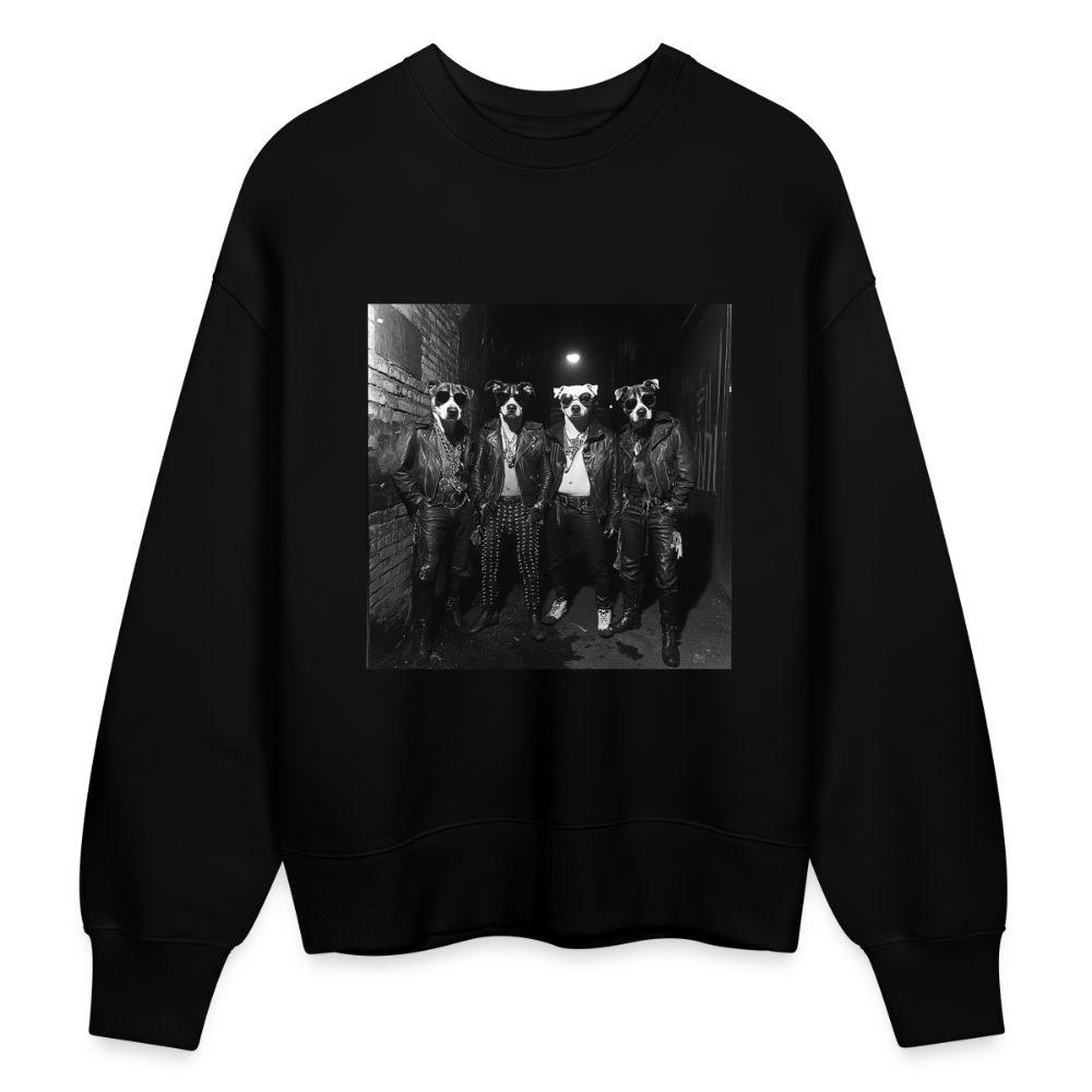 Barking Riot, Ekologisk oversizetröja RADDER unisex från Stanley/Stella - svart