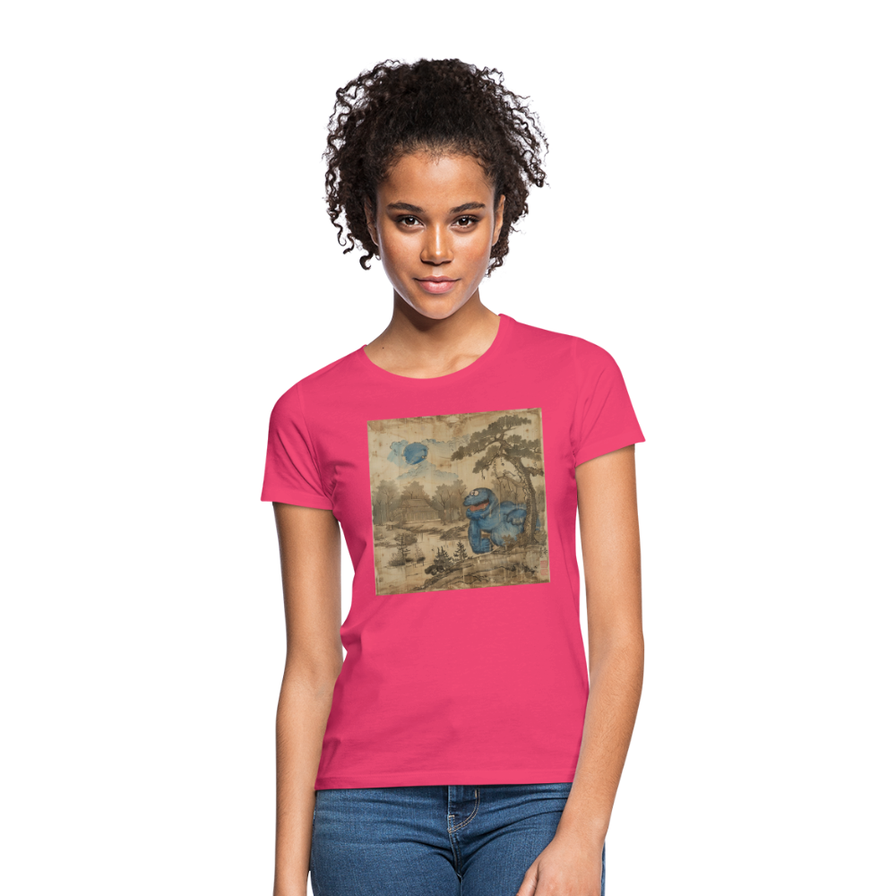 Uramiko vid floden, T-shirt dam - azalea