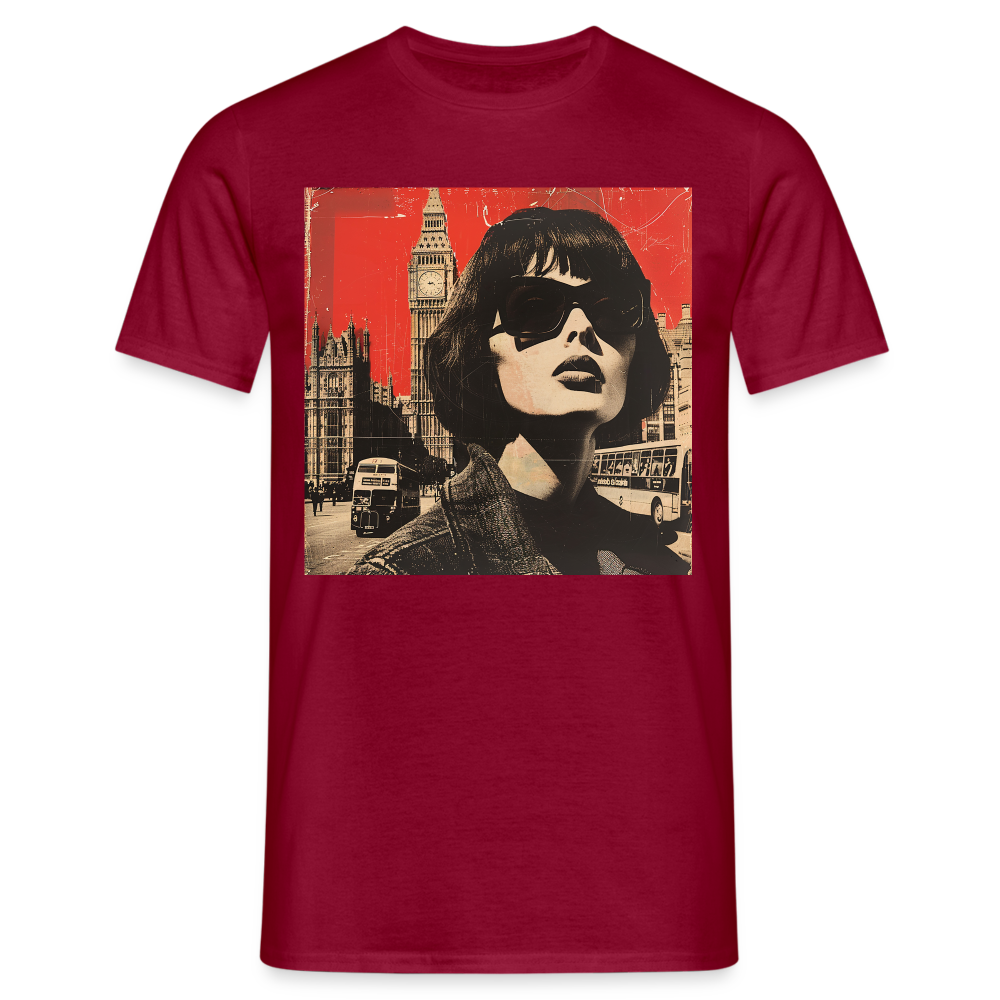 T-shirt herr - tegelröd
