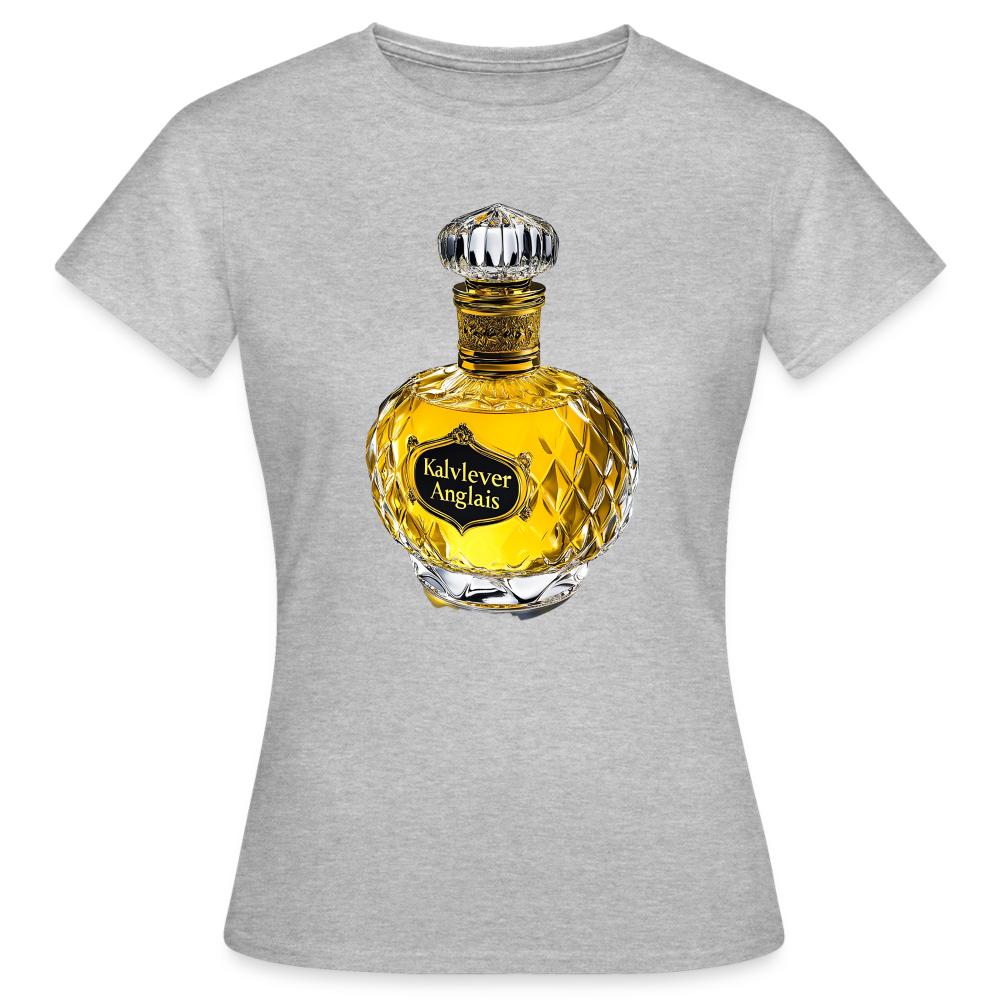 Eau de Perfume, T-shirt dam - gråmelerad