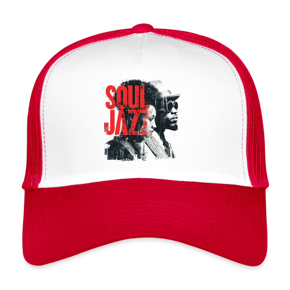 The Essence of Soul Jazz, Trucker Cap - vit/röd