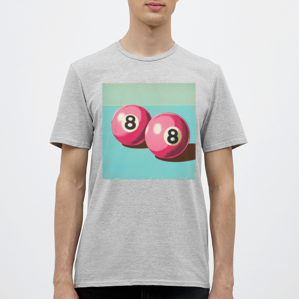 Rosa Rivaler, T-shirt herr - gråmelerad