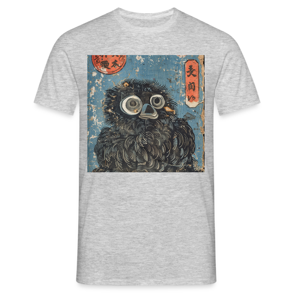 Denimiko, T-shirt herr - gråmelerad