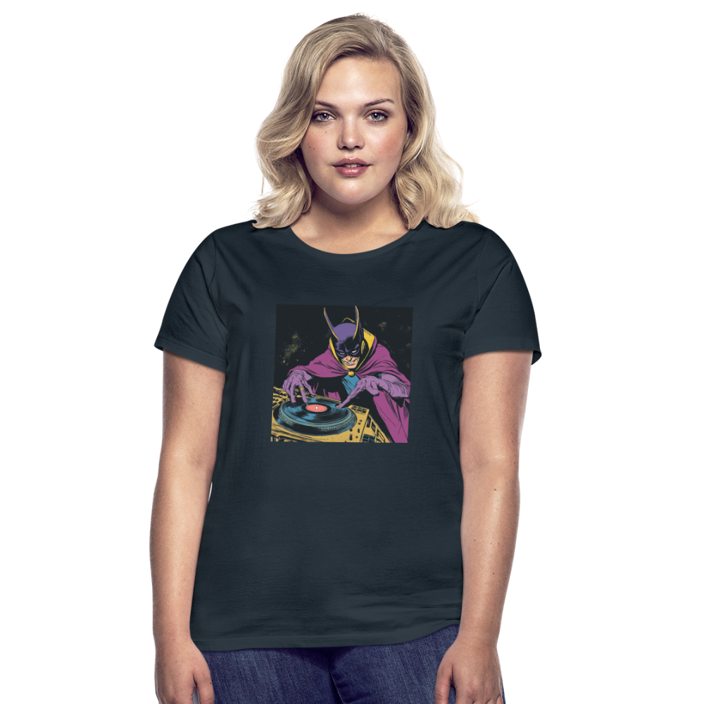 Purple Pulse, T-shirt dam - marinblå