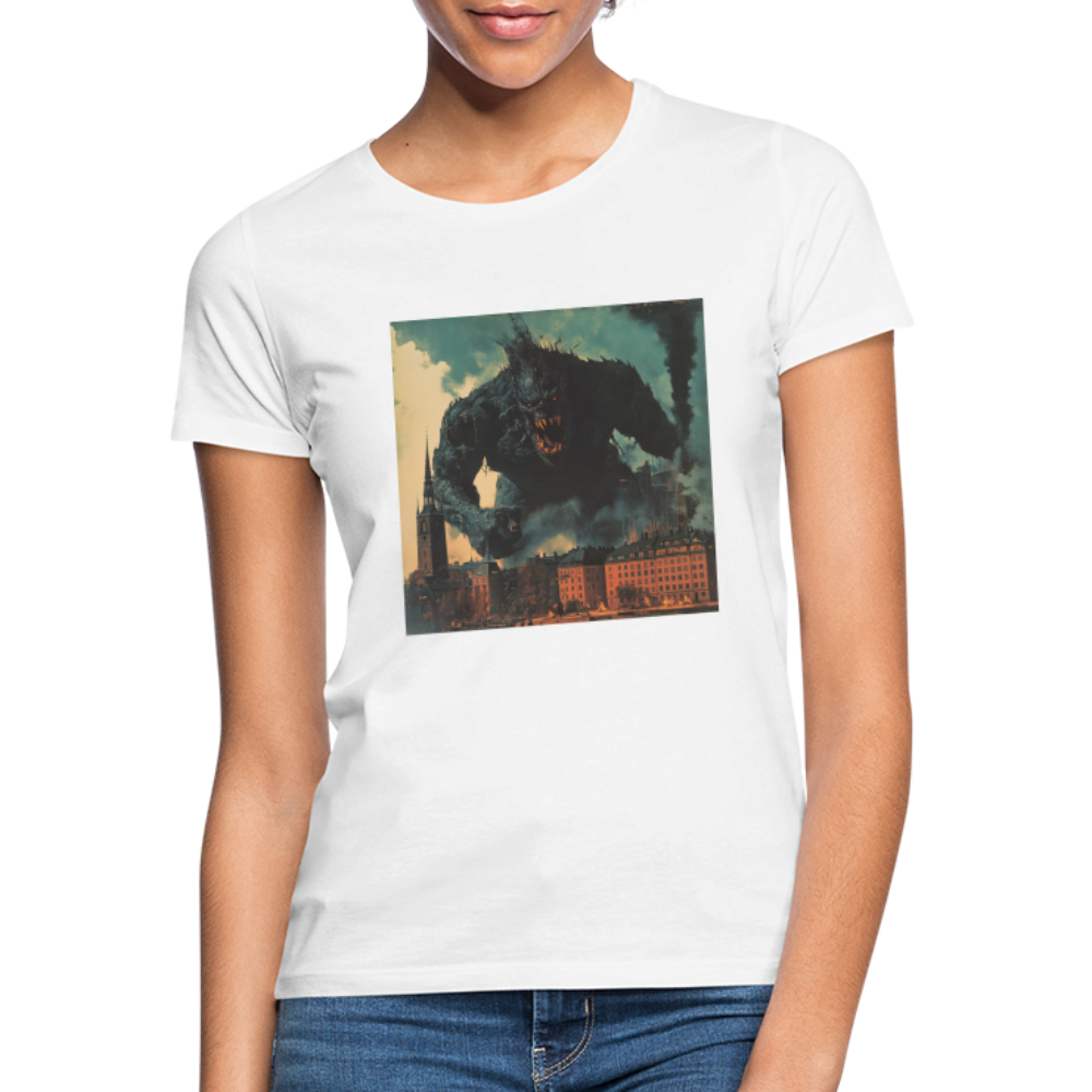 Helvetesstorm över Staden, T-shirt dam - vit