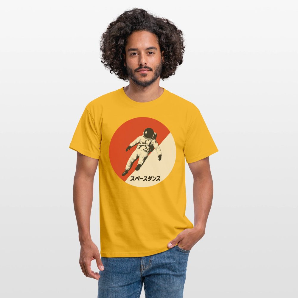 Space Dance, T-shirt unisex - gul