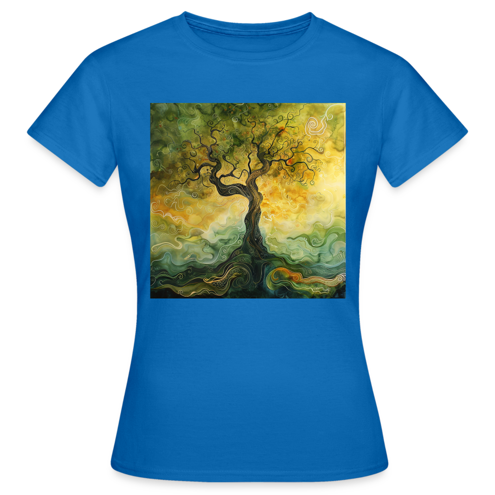 Trädets visdom, T-shirt dam - royalblå