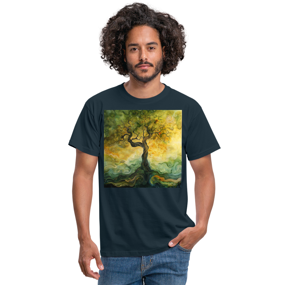 Trädets visdom, T-shirt herr - marinblå