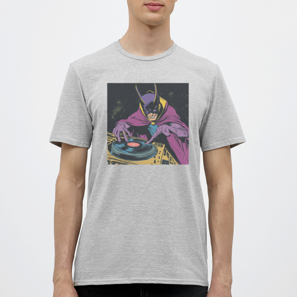 Purple Pulse, T-shirt herr - gråmelerad