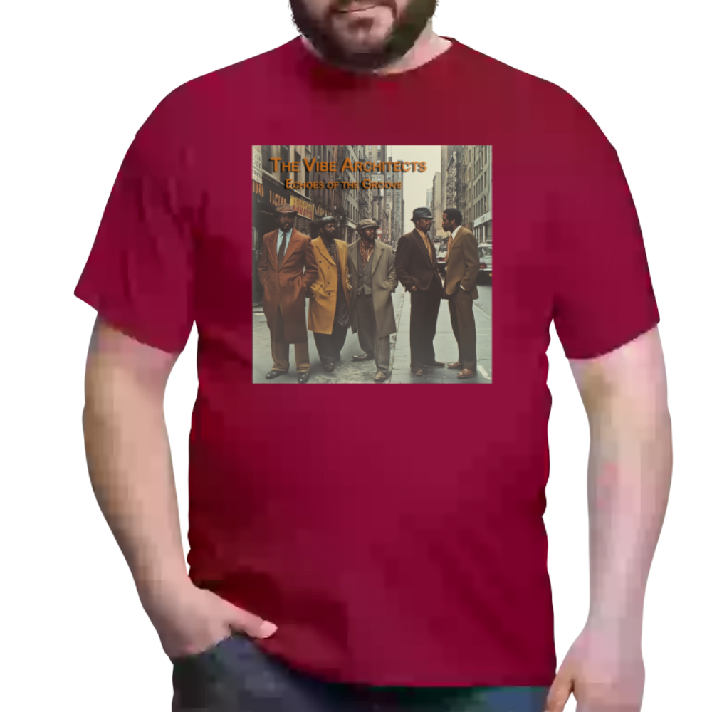 The Vibe Architects, T-shirt herr - tegelröd