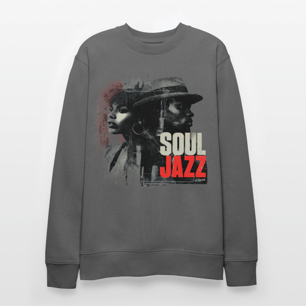 Soul Jazz Experience, Ekologisk sweatshirt CHANGER unisex från Stanley/Stella - kolgrå