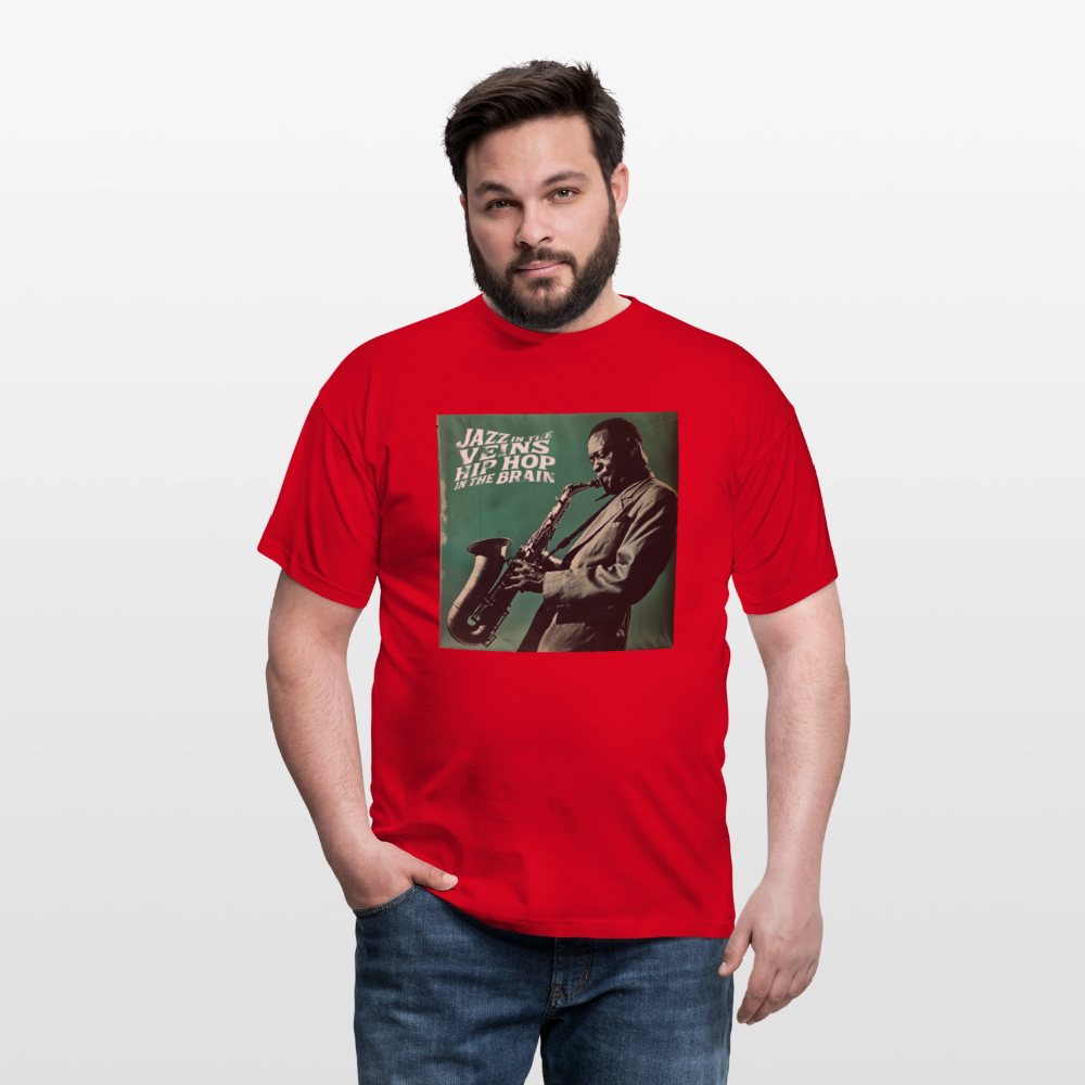 Groove in the Mind, T-shirt unisex - röd