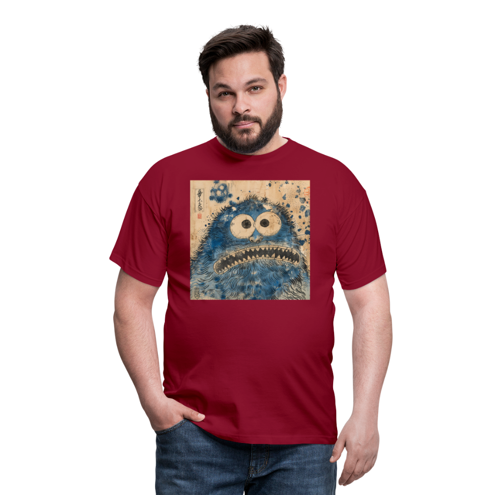 Uramiko ramlar i floden, T-shirt herr - tegelröd