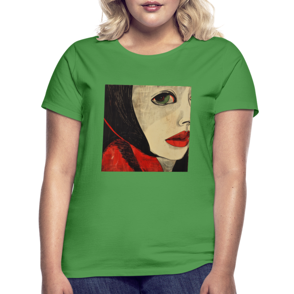 Fiskarfruns öga, T-shirt dam - kellygrön