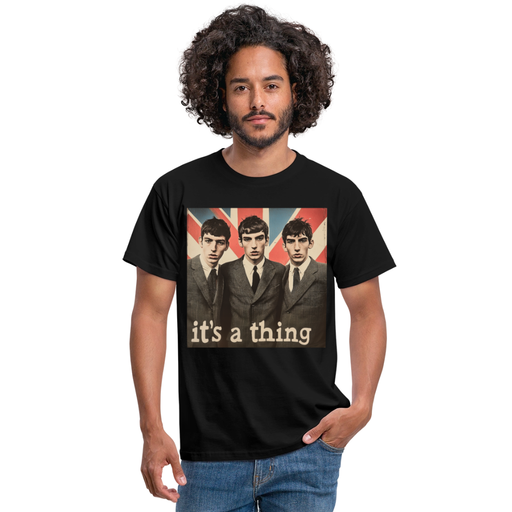 British, Bold & Unapologetic, T-shirt herr - svart