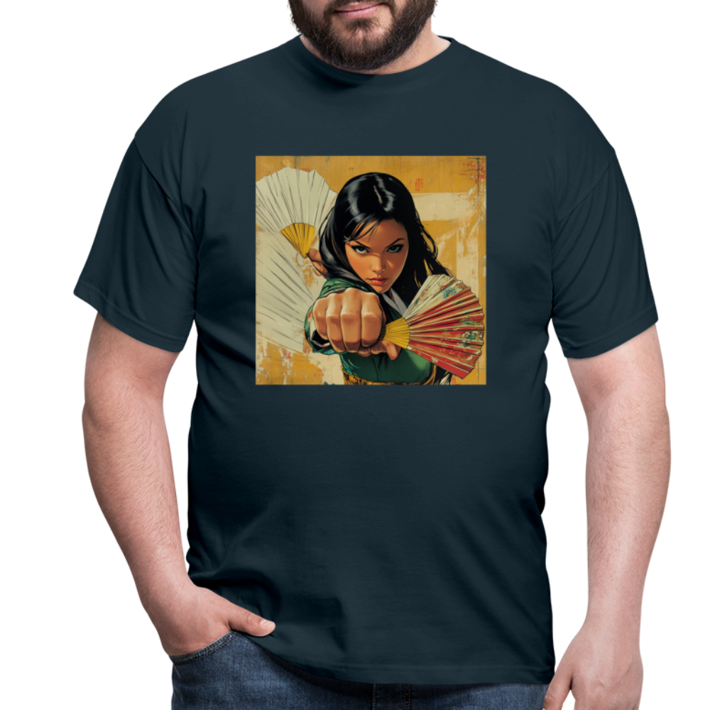 Blå Lotus, T-shirt herr - marinblå