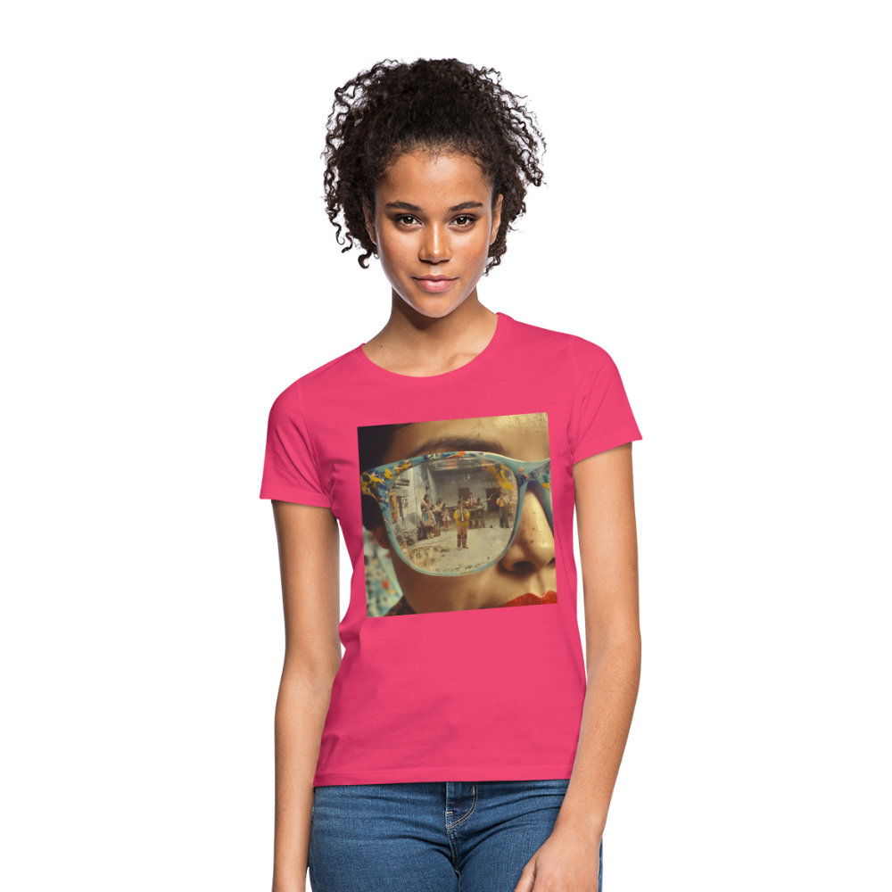 Reflektioner av Anderna, T-shirt dam - azalea