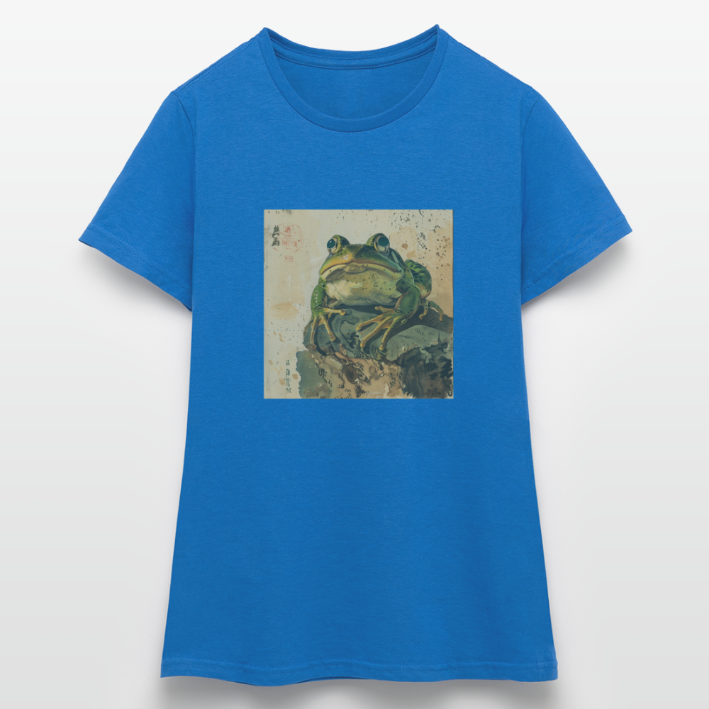 Grodan i Skymningen, T-shirt dam - royalblå