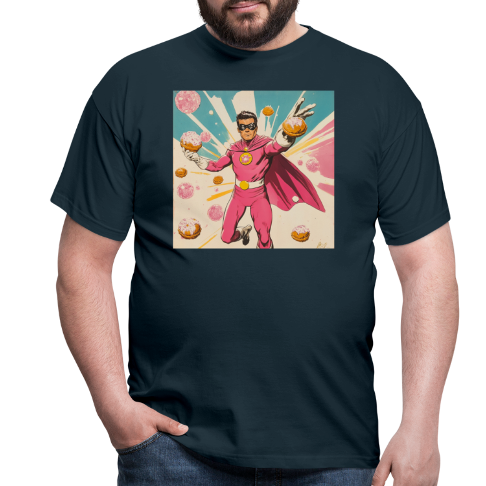 Frosting-Fury, T-shirt herr - marinblå