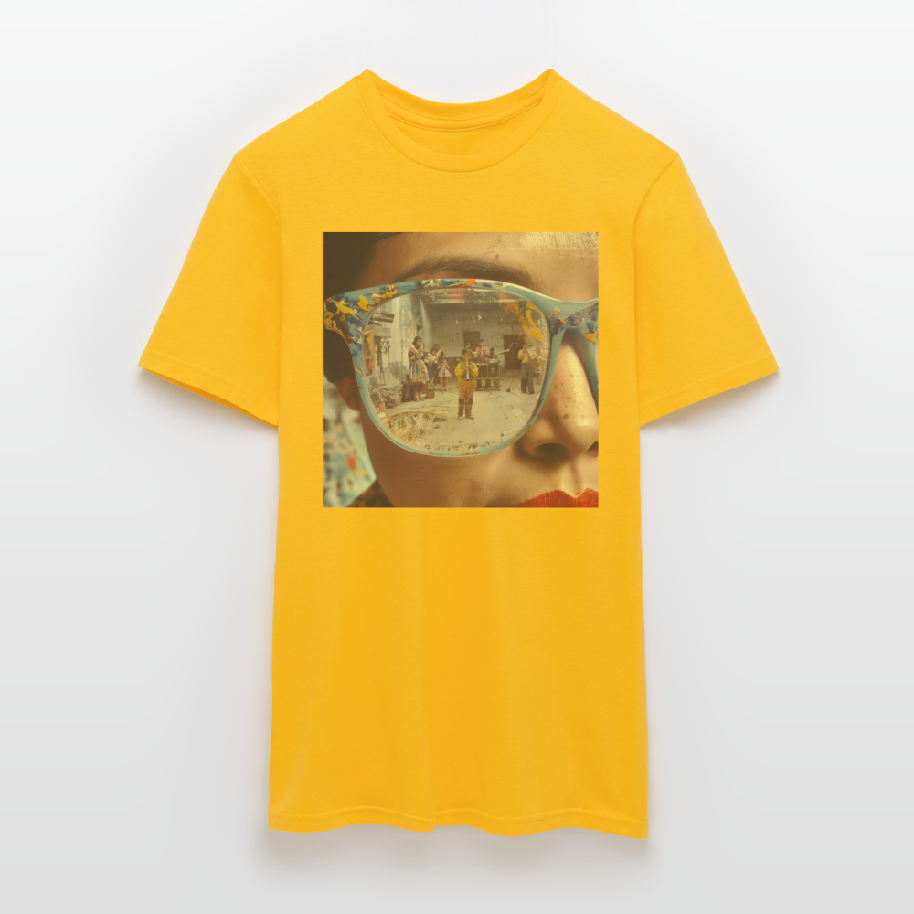 Reflektioner av Anderna, T-shirt herr - gul