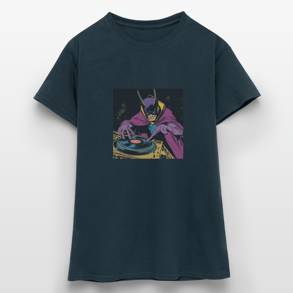 Purple Pulse, T-shirt dam - marinblå