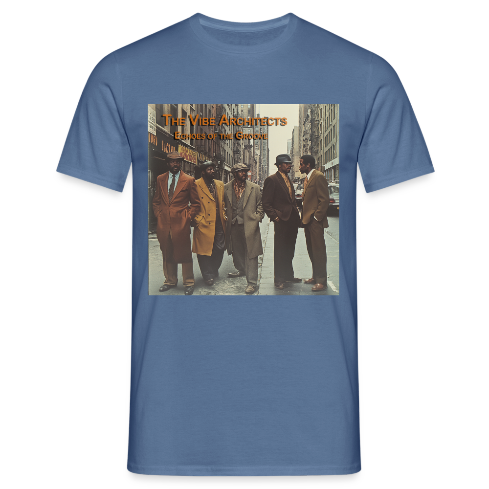 The Vibe Architects, T-shirt herr - duvblå