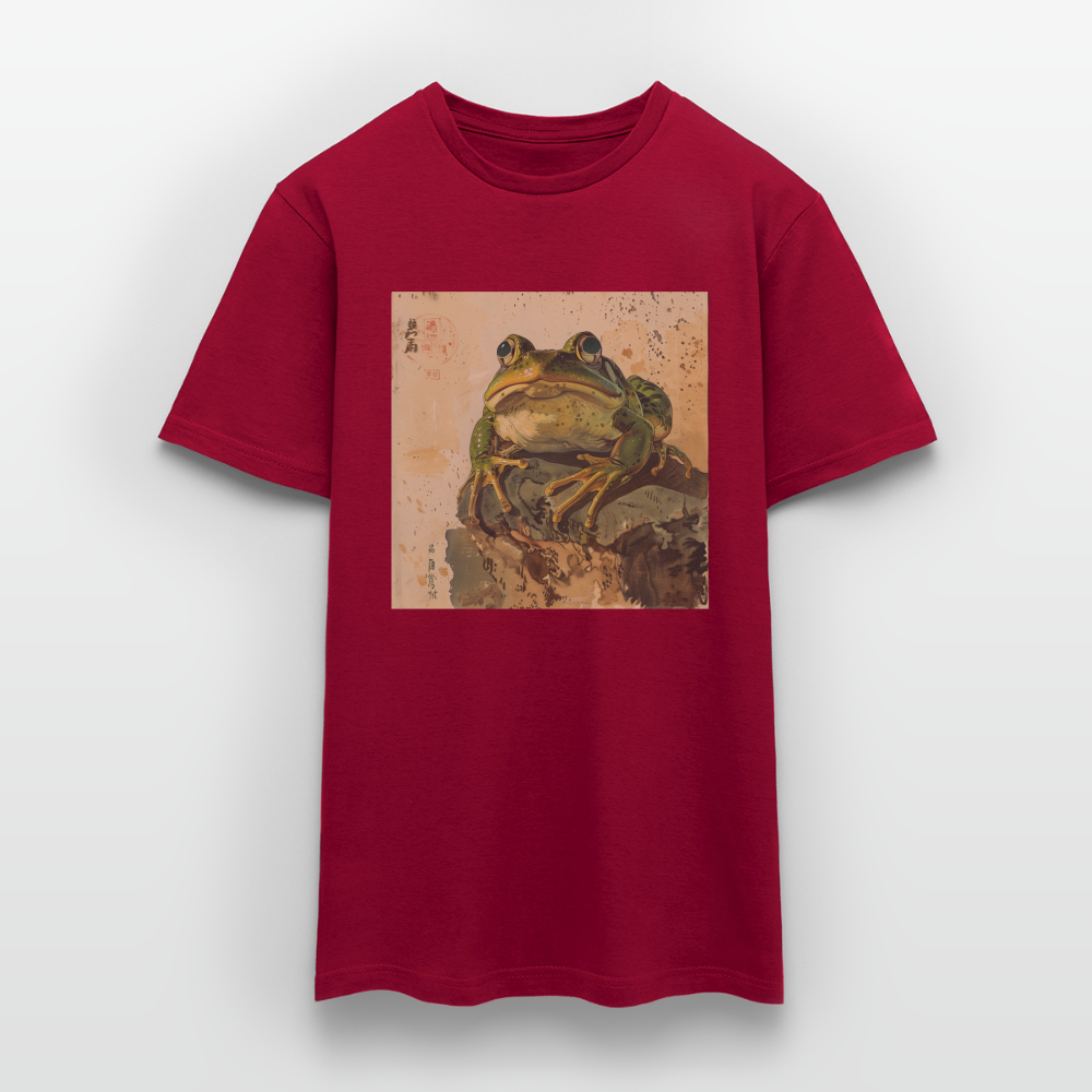 Grodan i Skymningen, T-shirt herr - tegelröd