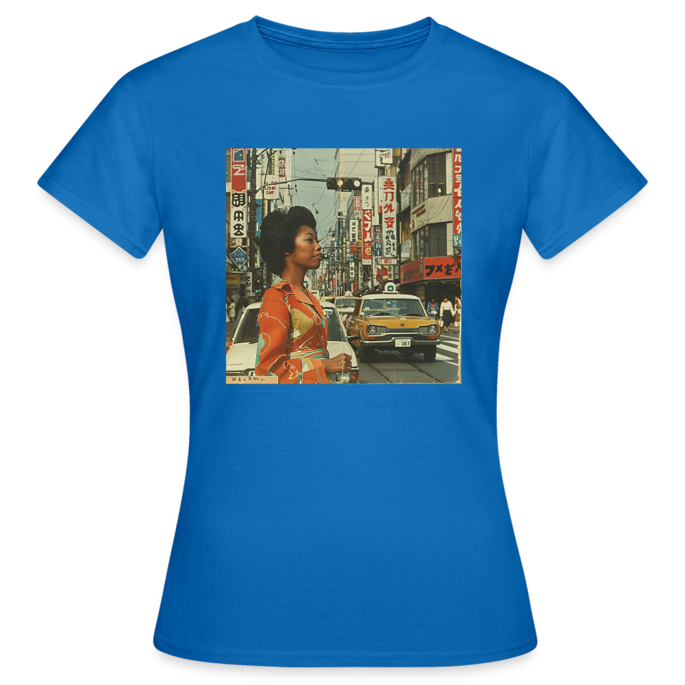 Yumi Sakamoto, T-shirt dam - royalblå
