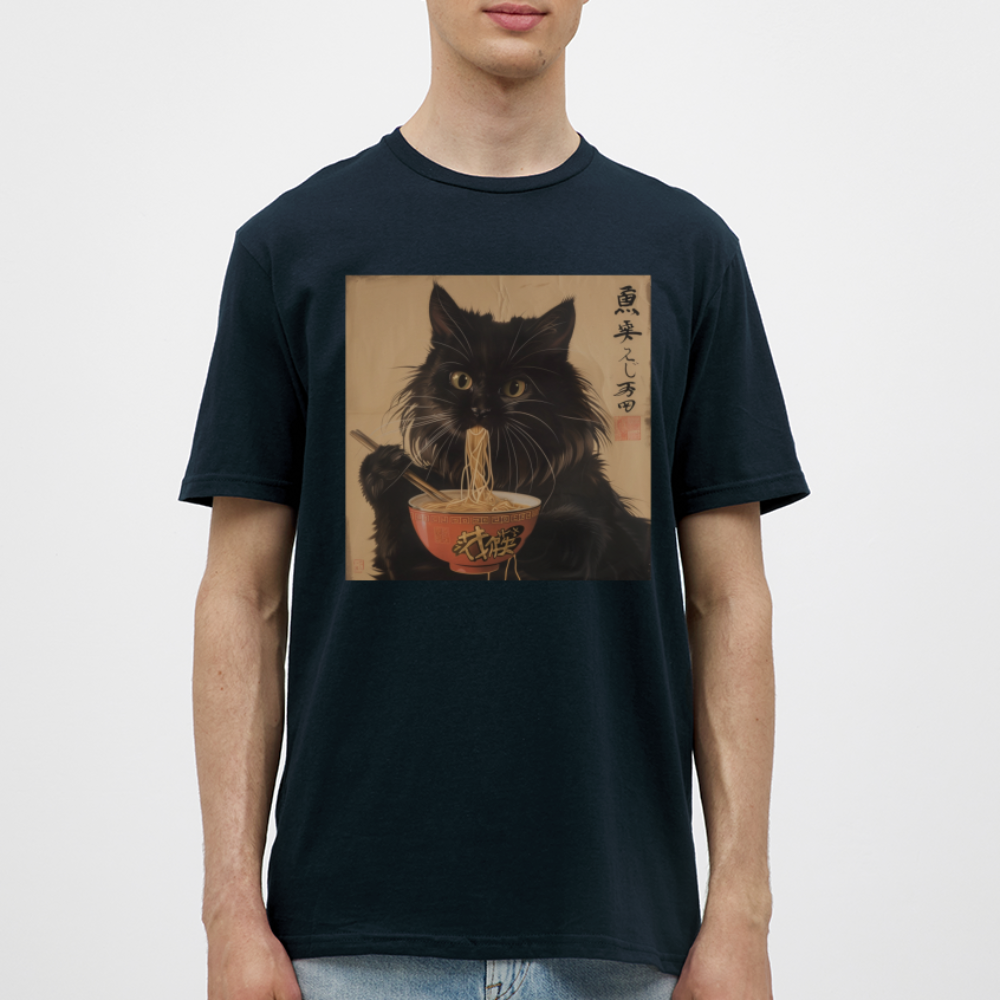 Kejsarens Katt och Ramens Hemlighet, T-shirt herr - marinblå