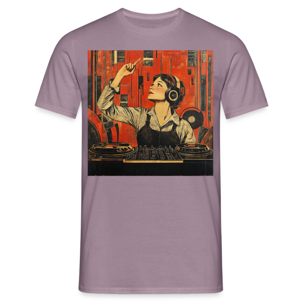 Revolutionens Rytm, T-shirt herr - lilagrå