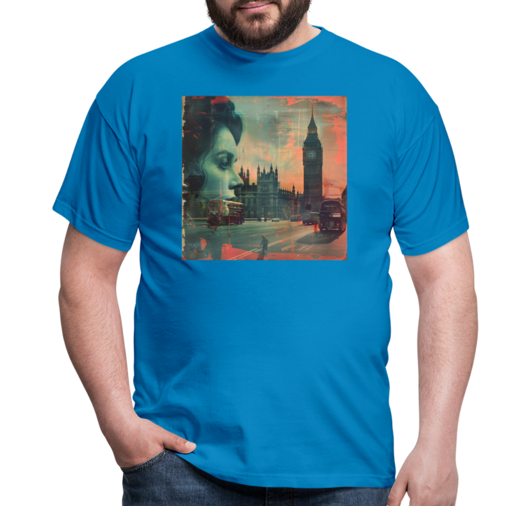 The Beat of London, T-shirt herr - kungsblå
