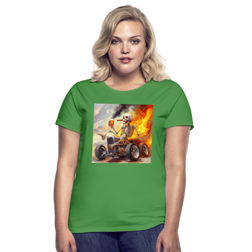 Knekta Krash, T-shirt dam - kellygrön