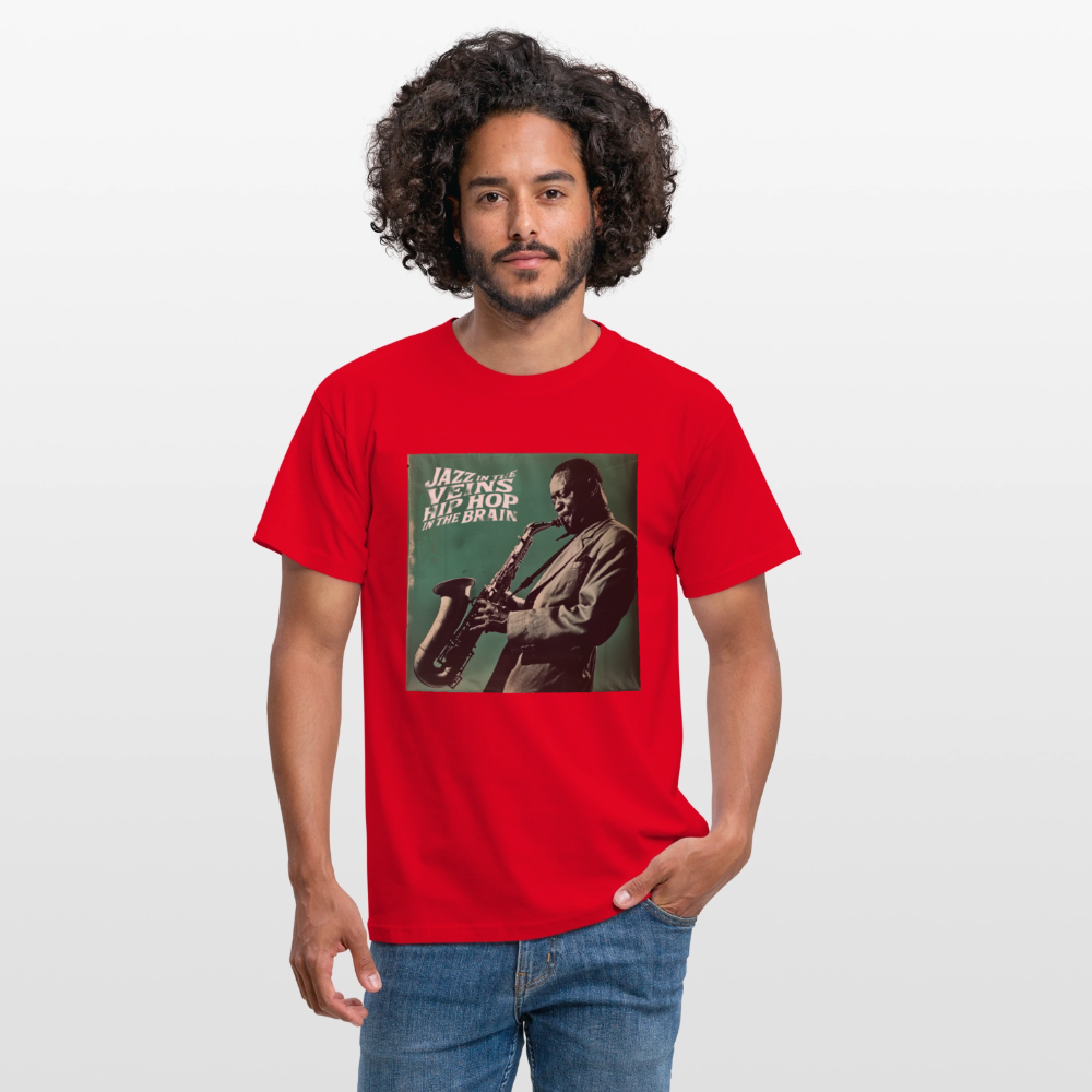 Groove in the Mind, T-shirt unisex - röd