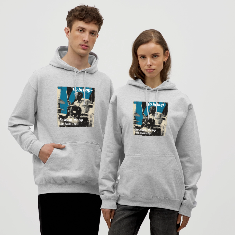 Push It Bebop, Luvtröja unisex - ljusgråmelerad