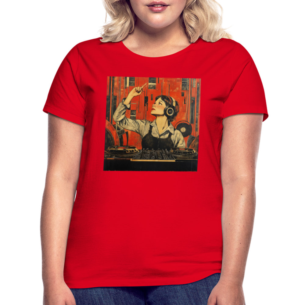 Revolutionens Rytm, T-shirt dam - röd