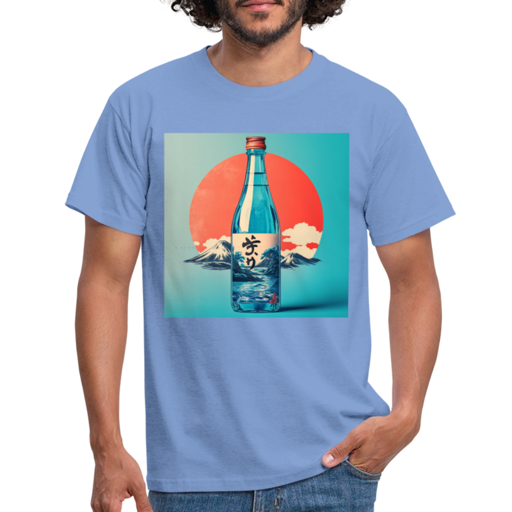 Stillhet i glas, T-shirt herr - carolina blue
