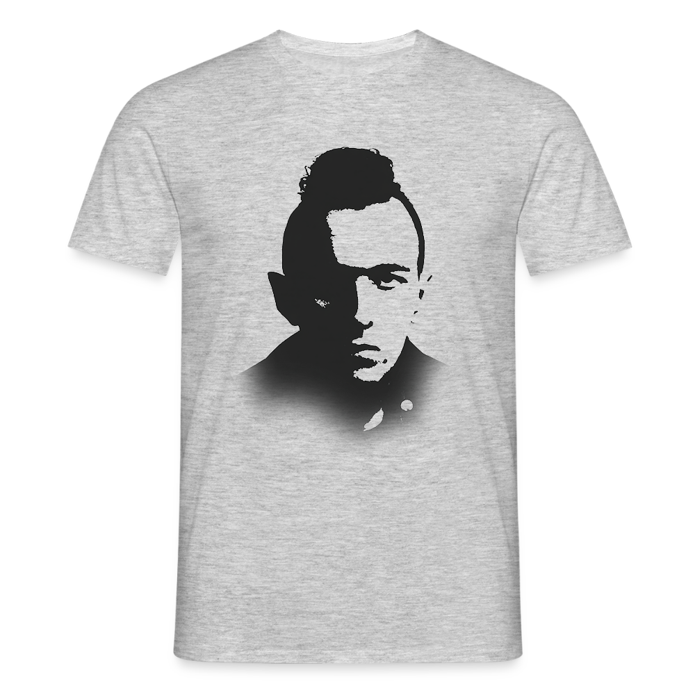 Stencil of Rebellion, T-shirt unisex - gråmelerad