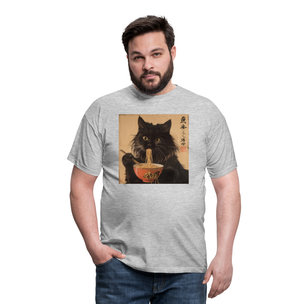 Kejsarens Katt och Ramens Hemlighet, T-shirt herr - gråmelerad