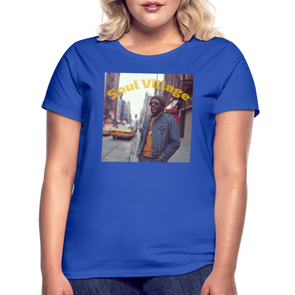 Soul Village, T-shirt dam - royalblå